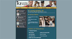 Desktop Screenshot of iqlearningsystems.com